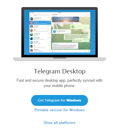 Use Telegram on PC 2