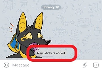 add telegram stickers android