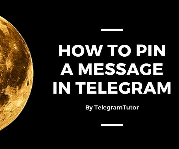 How to Pin a message in Telegram 9