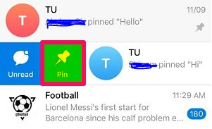 How to pin a message in Telegram 7