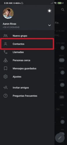 Cómo saber qué contactos de WhatsApp están en Telegram