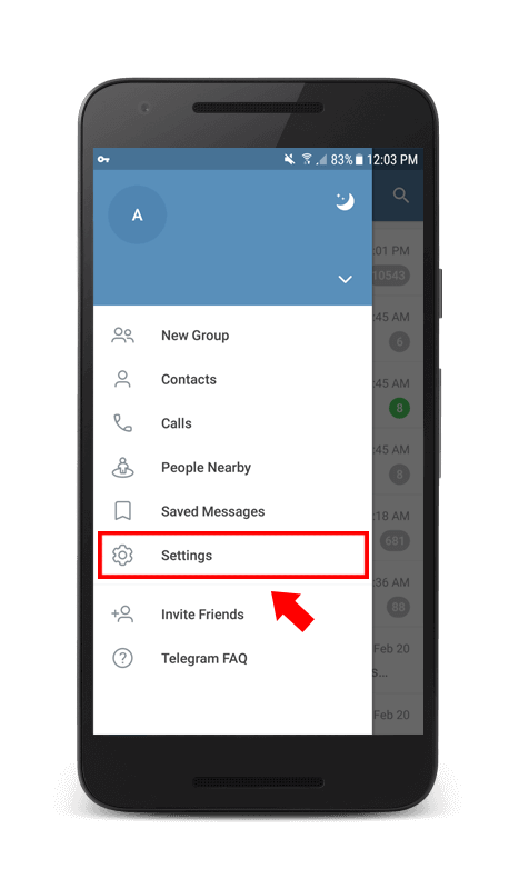 Telegram Settings