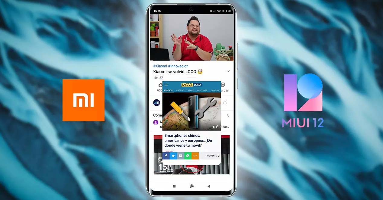 ventanas flotantes xiaomi miui 12