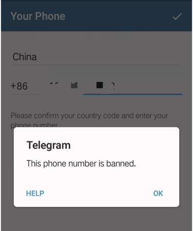 Telegram 账号刚注册就被封了，怎么办？