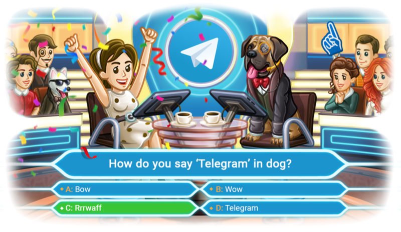 现在您可以在 Telegram 中创建测验