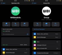 whatsapp 新的 ui ios 联系屏幕