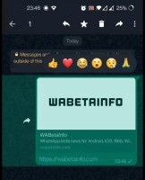 对whatsapp消息的反应wabetainfo