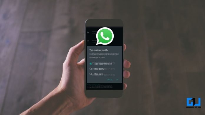 WhatsApp 上的原始质量照片视频