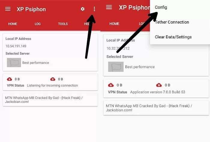 Latest MTN Free Browsing Cheat with XP Psiphon for September 2018