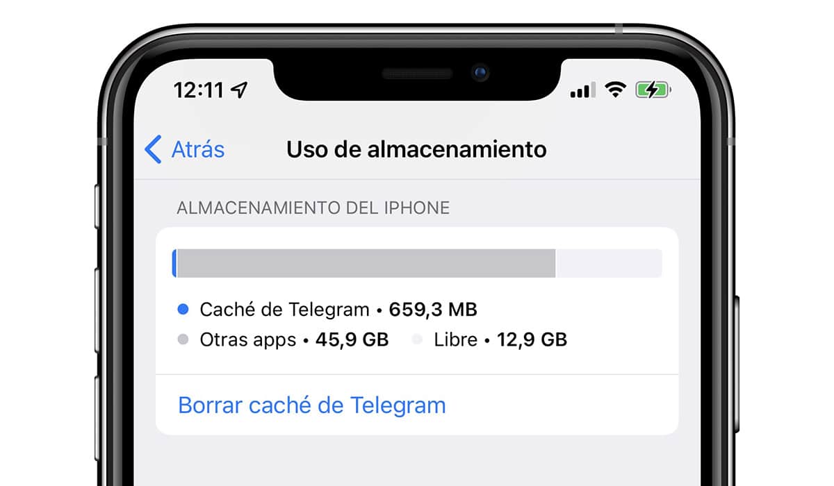 Cómo borrar archivos de Telegram