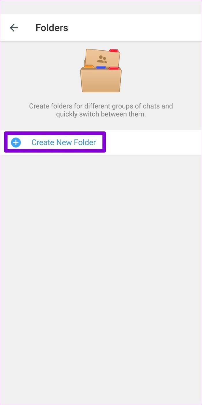 Create New Folder