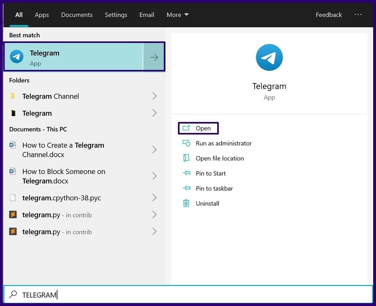 How to create a telegram channel step 1