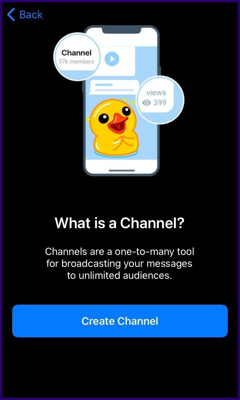 How to create a telegram channel step 11