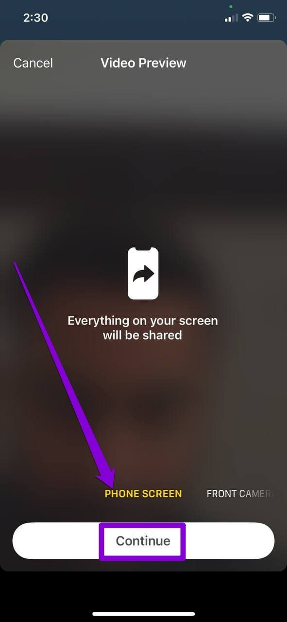 Share Screen on Telegram