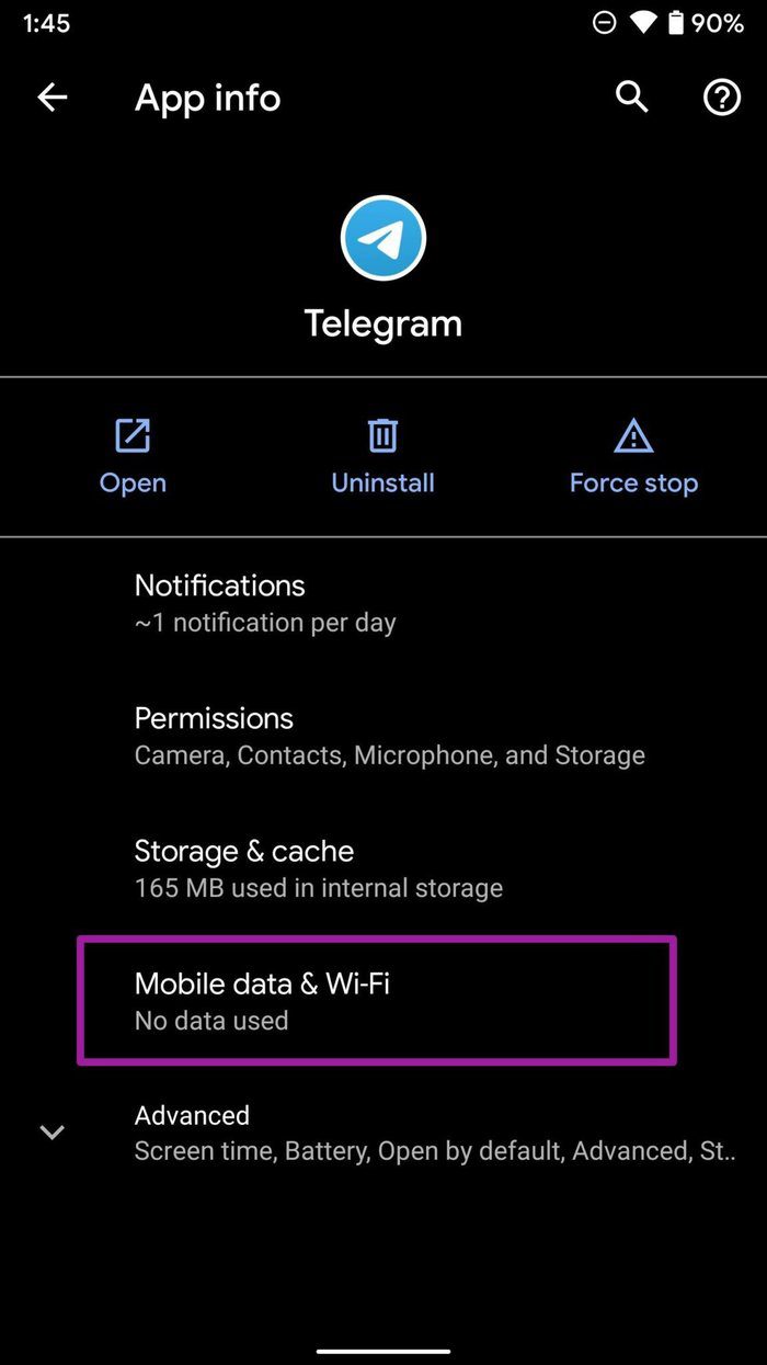 Open mobile data and wifi