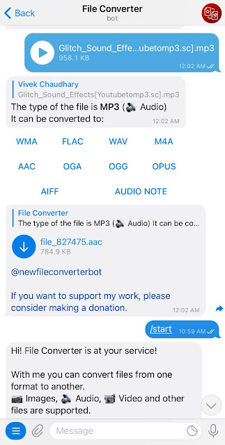 File converter Telegram bot