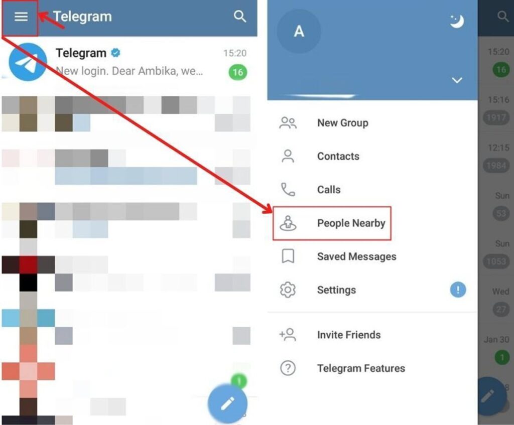 How to find someone on Telegram?