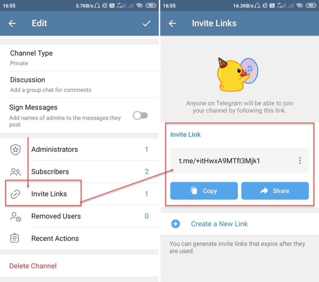 How to join a private channel on Telegram?