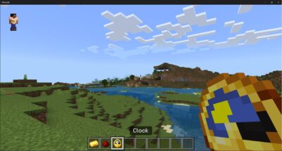 How to make a clock in Minecraft?