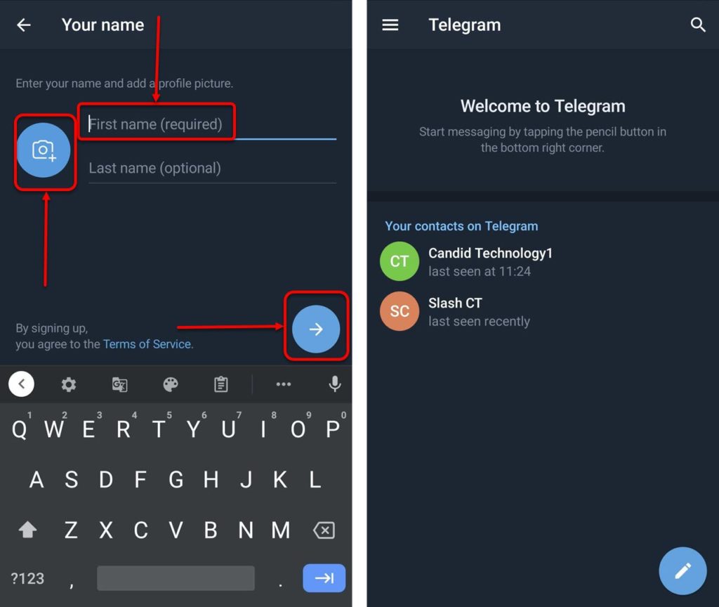 How to create a Telegram account? | Candid.Technology