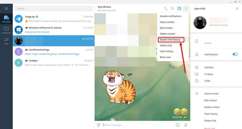 How to backup Telegram chats? | Candid.Technology