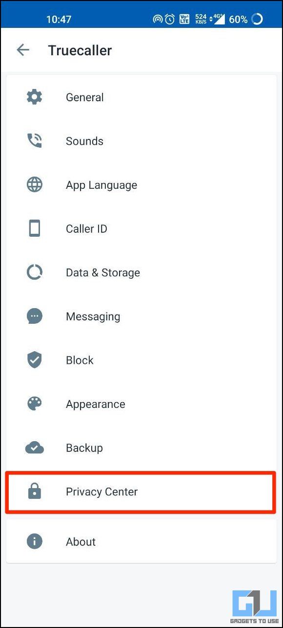 Truecaller Privacy Center