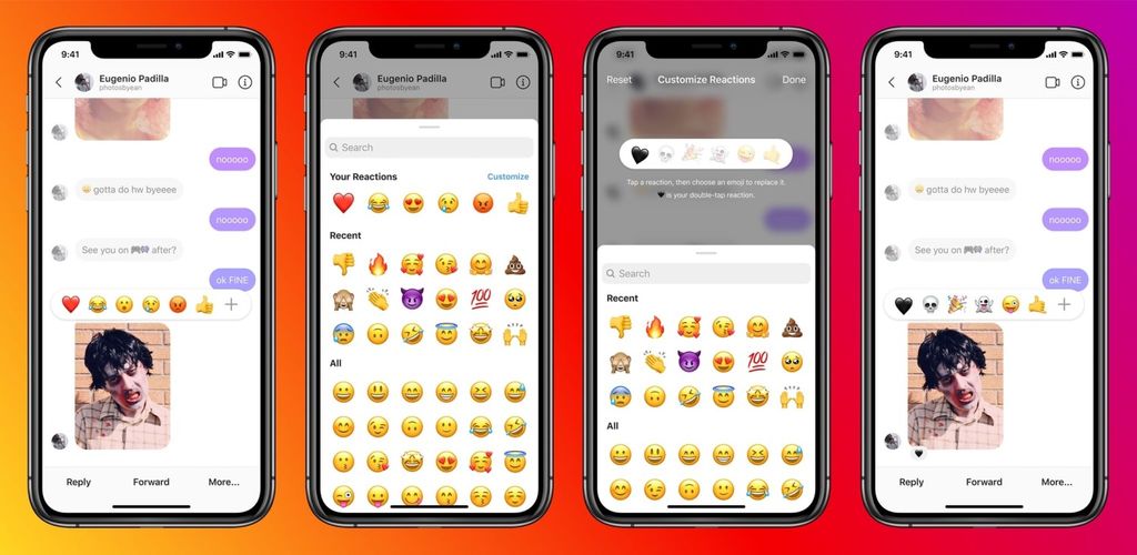 How to React to Instagram Messages with Custom Emojis