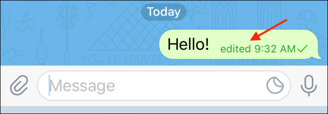 在 iPhone 上的 Telegram 中编辑标签