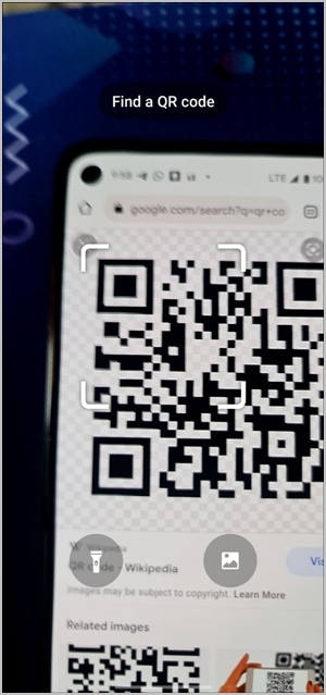 Samsung Scan QR Code Quick Tile Read