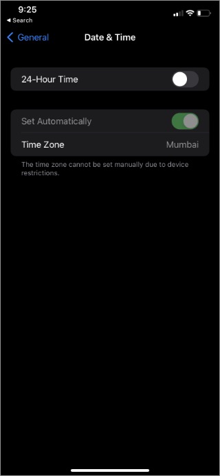 enable timezone