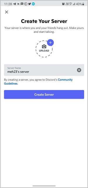 Discord Server Create Name