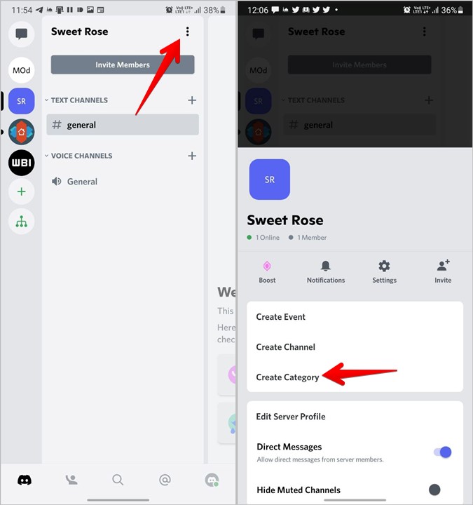 Discord Server Create Category