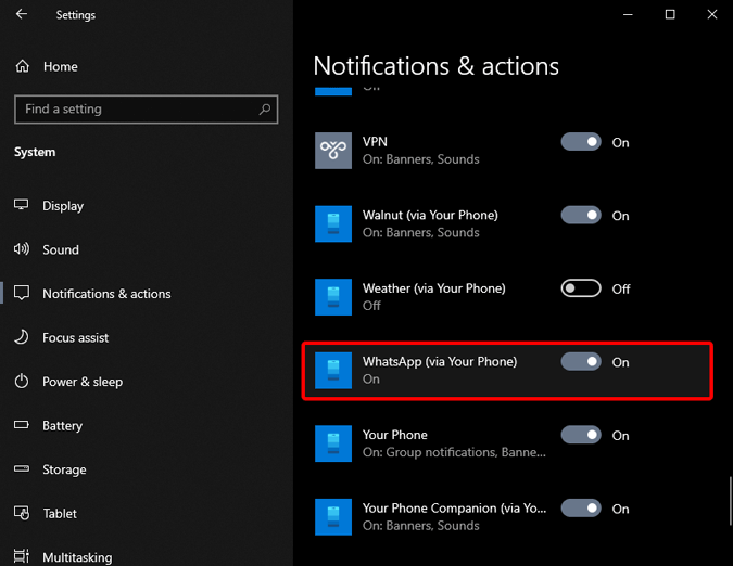 select-app-to-disable-enable-notifications