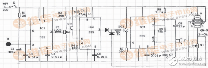 555报警器电路原理图（八款模拟电路设计原理图详解）