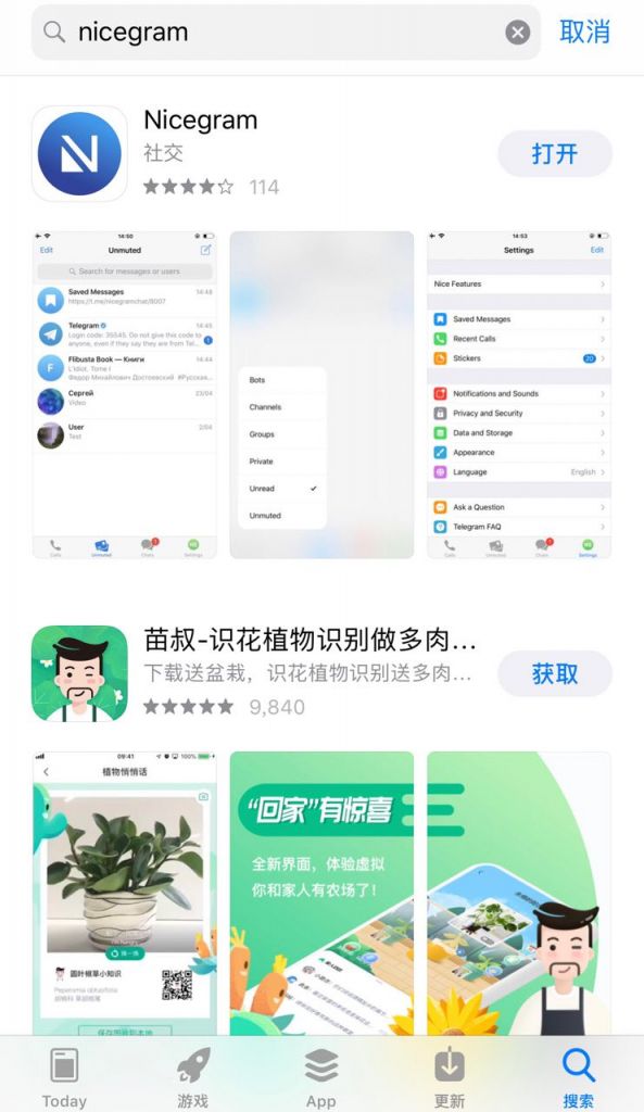 Nicegram中文设置及Debug模式开启-电报群Telegram第三方IOS客户端插图