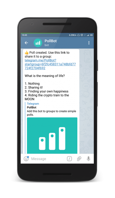top telegram bots - pollbot