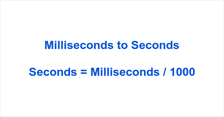 Milliseconds_to_Seconds