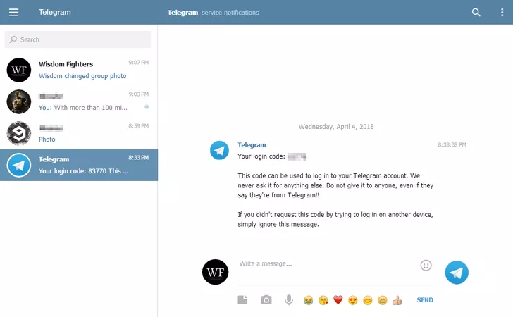 登录Telegram Web4