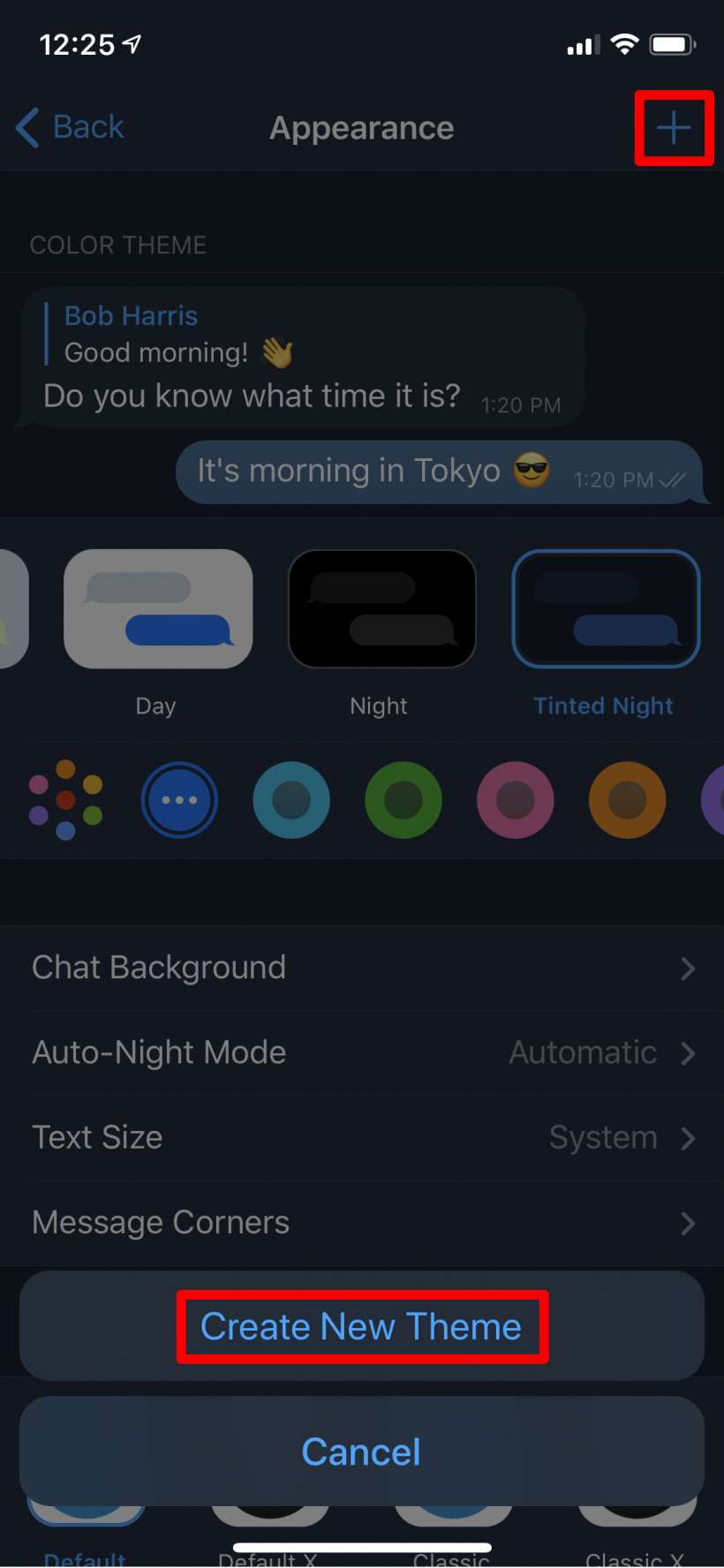 How to create a custom theme for Telegram on iPhone and iPad.