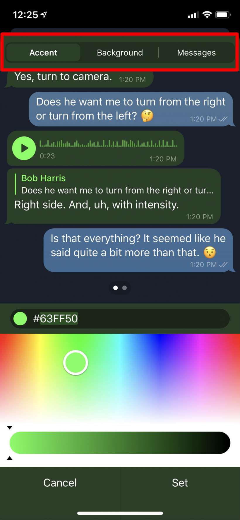 How to create a custom theme for Telegram on iPhone and iPad.