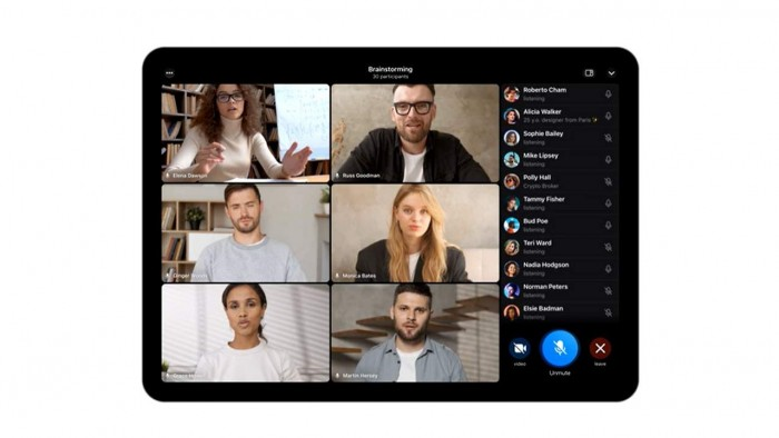 Telegram 群组视频通话