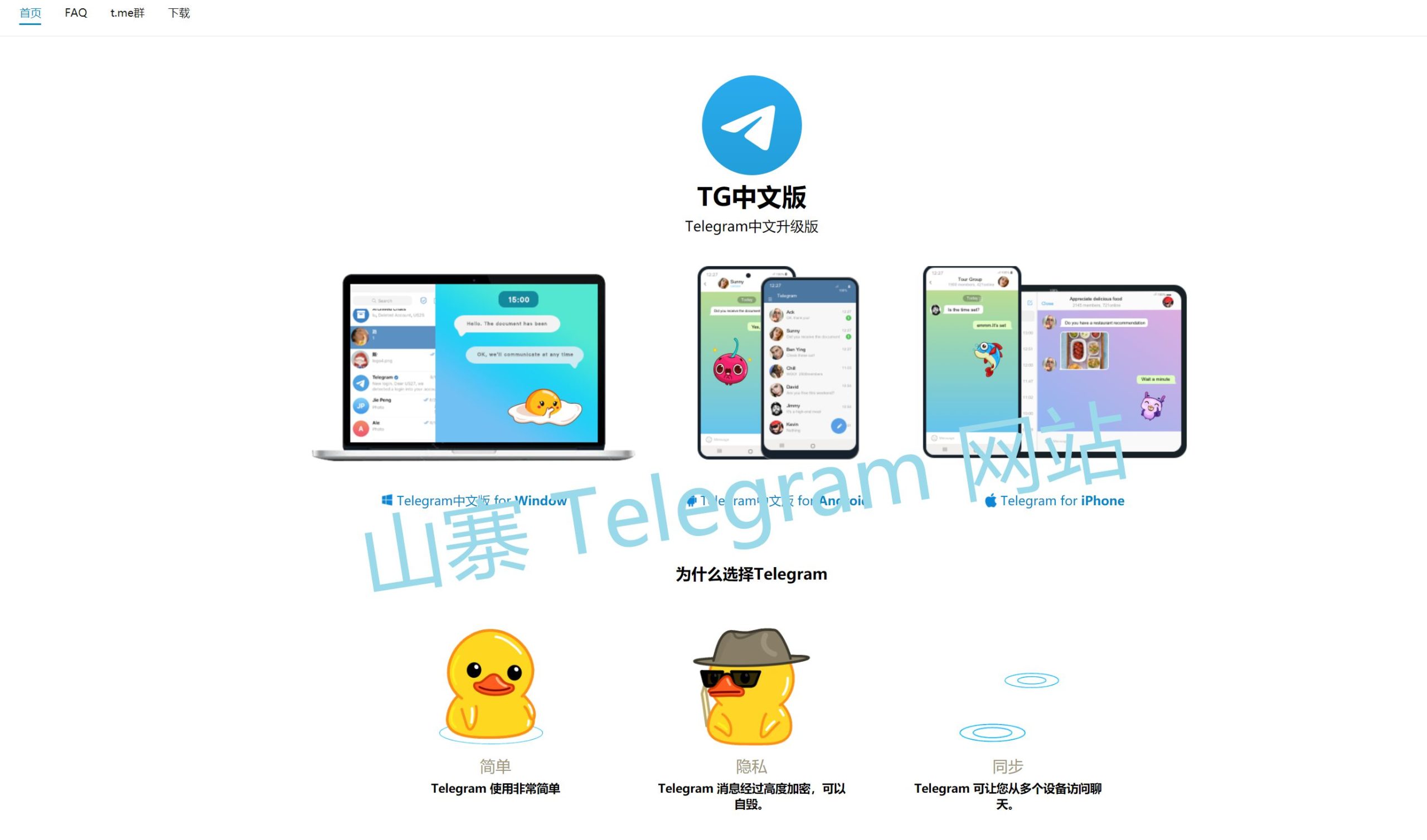 Telegram 山寨中文网